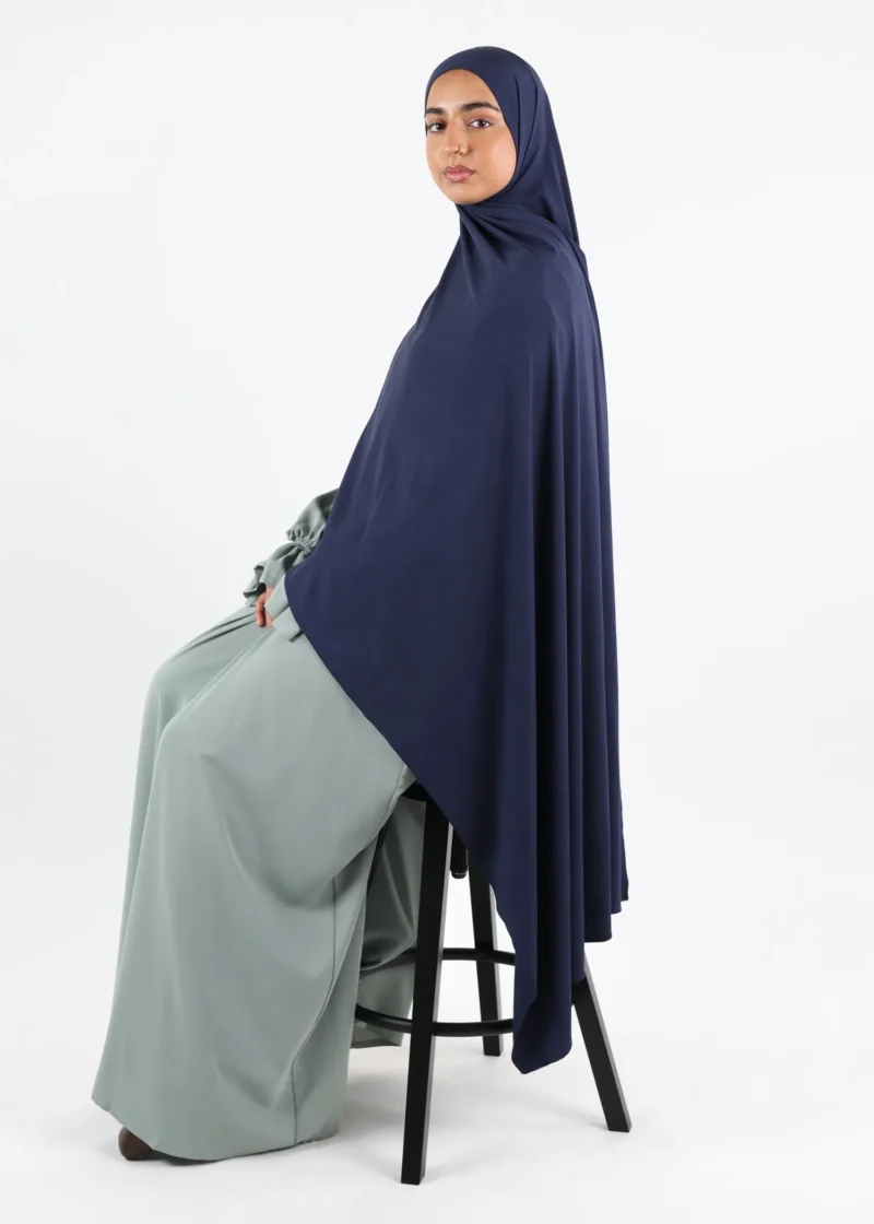 Premium Deluxe Modal Jersey Hijab XL - Navy