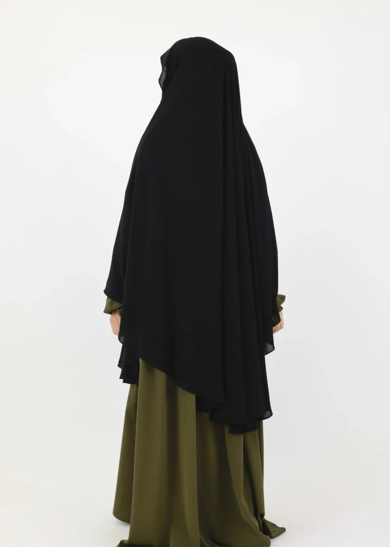 Ghashwa Niqab Set - Black - Image 3