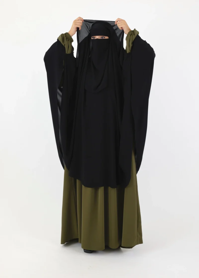 Ghashwa Niqab Set - Black