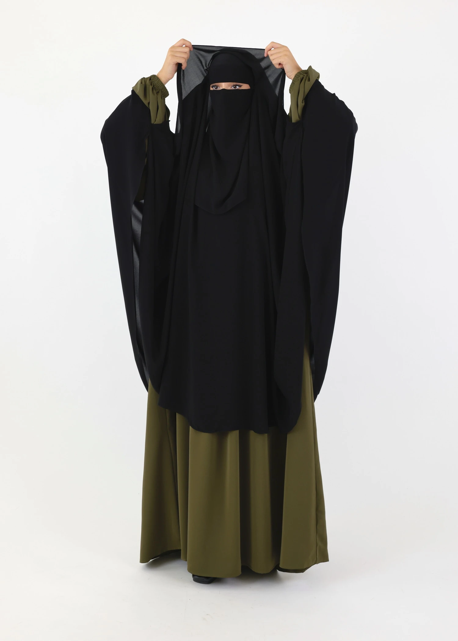 Ghashwa Niqab Set - Black