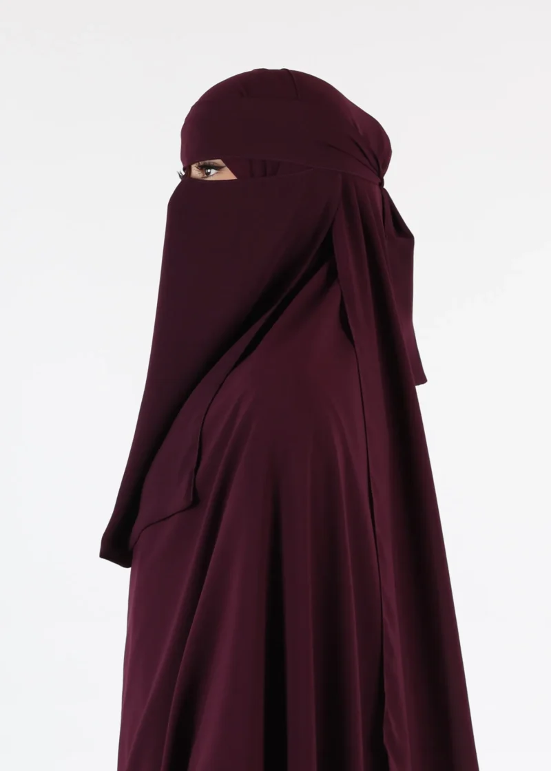 Full Niqab With Nose String -Wide Eyse- All Colours