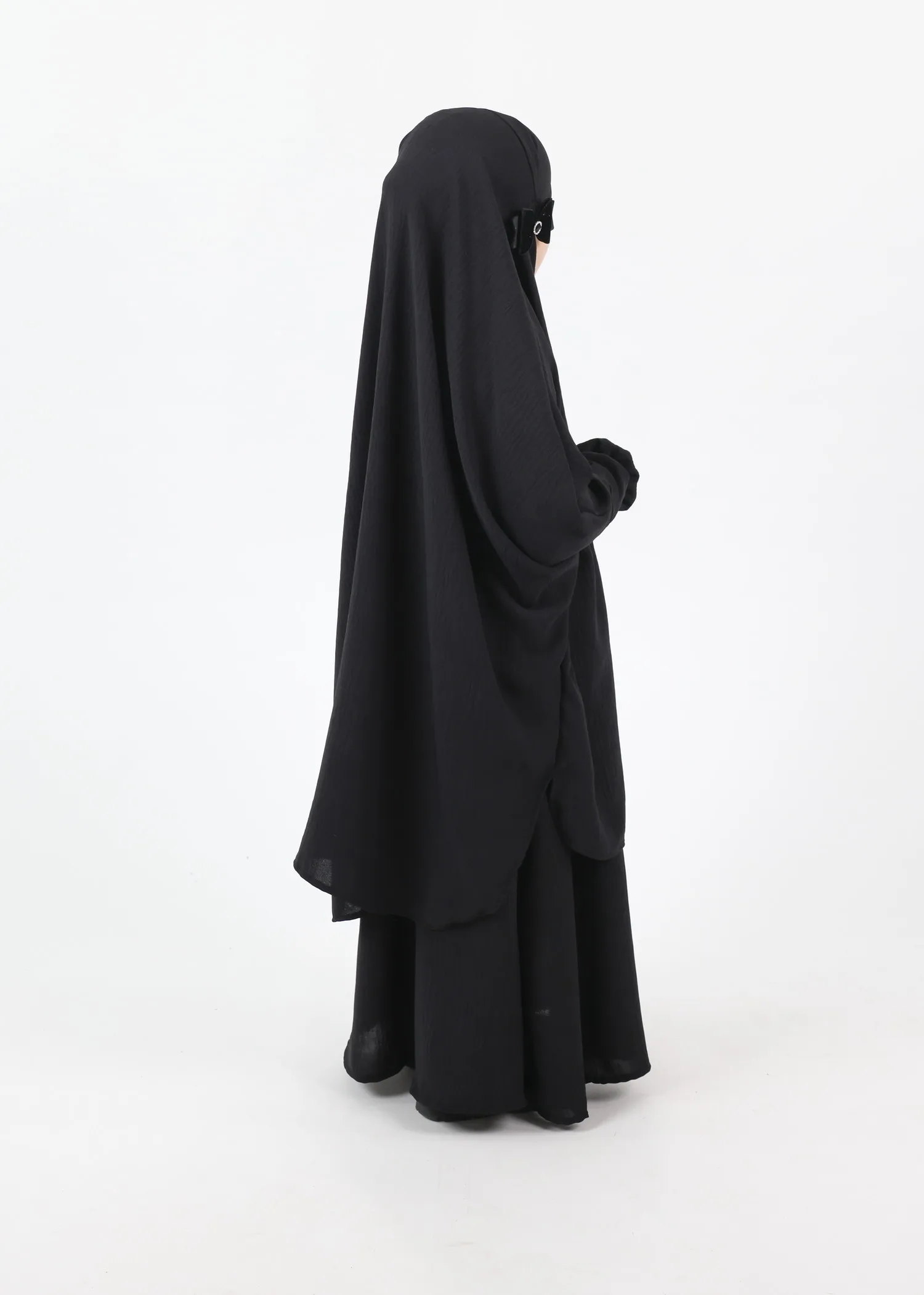 Jilbab Kids Bounaya Jazz - Black