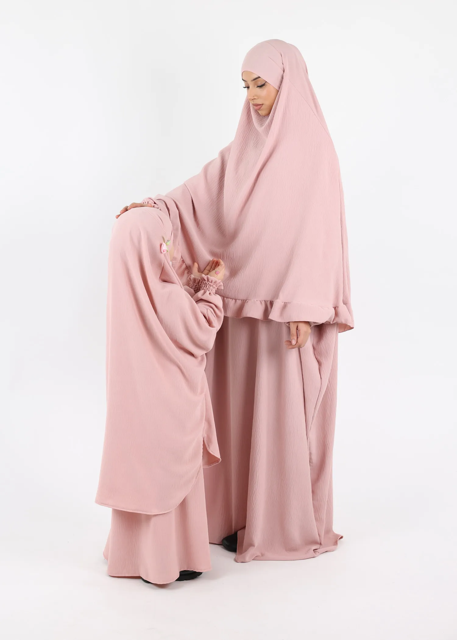 Jilbab Kids Bounaya Jazz - Blush Pink