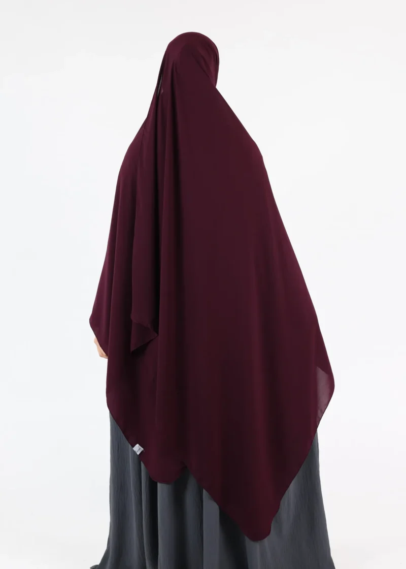 Alternative view of Mega Hijab 2XL- Smooth Premium Chiffon - Dark Purple