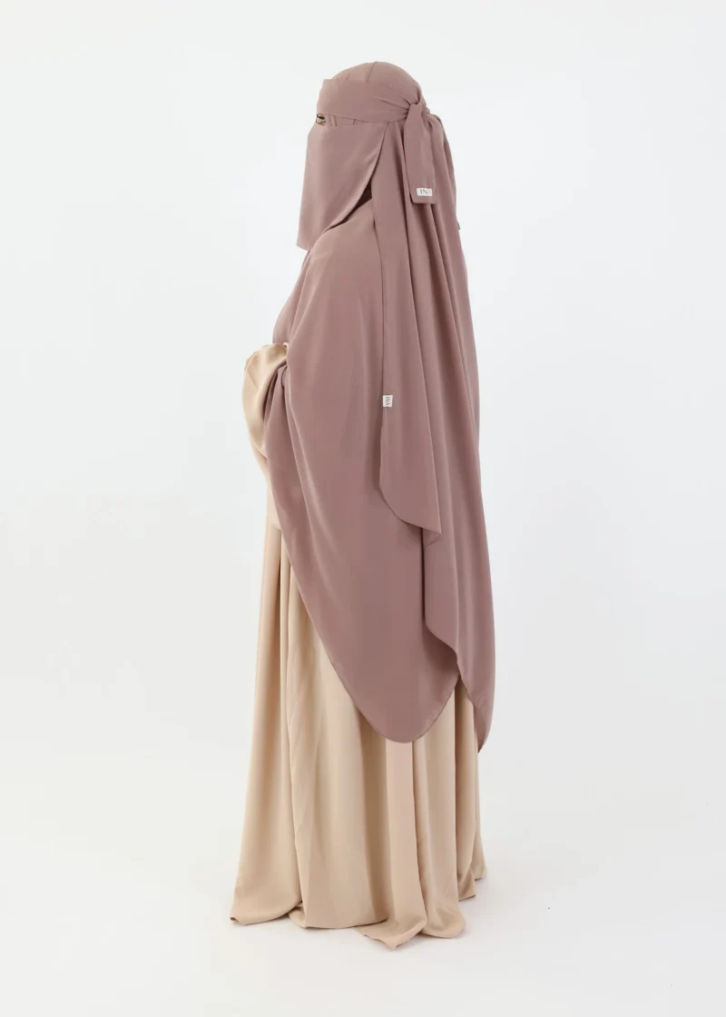 Mega Hijab 2XL- Smooth Premium Chiffon - Soft Taupe