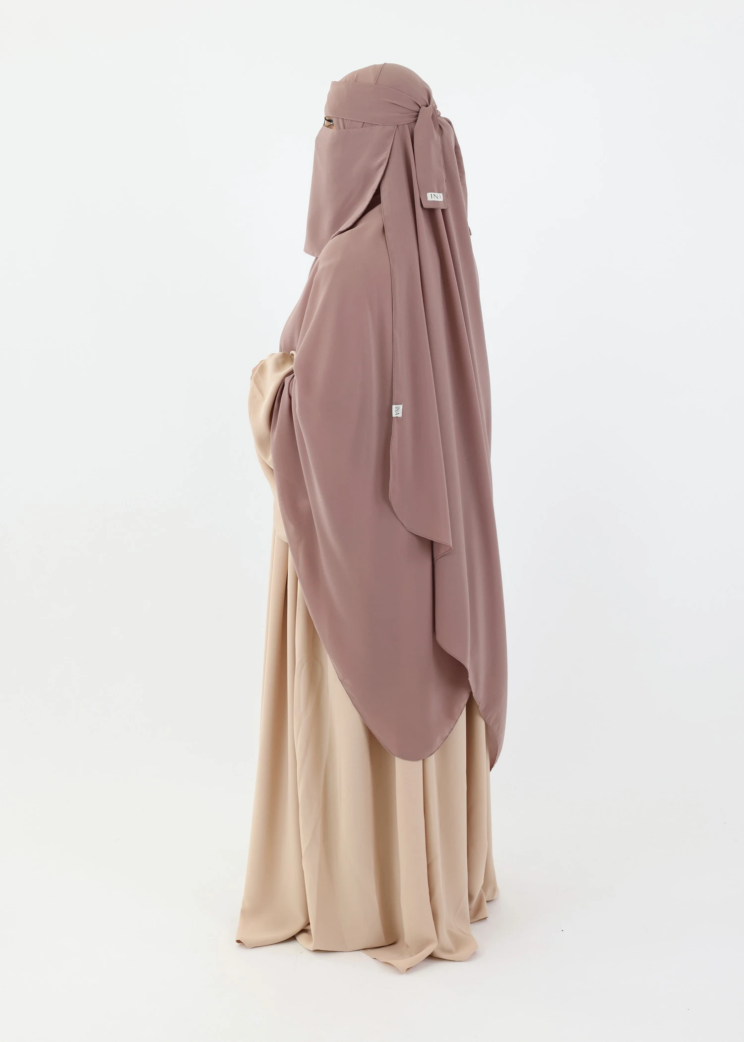 Mega Hijab 2XL- Smooth Premium Chiffon - Soft Taupe