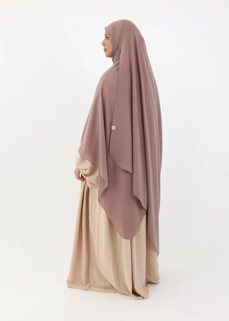 Alternative view of Mega Hijab 2XL- Smooth Premium Chiffon - Soft Taupe