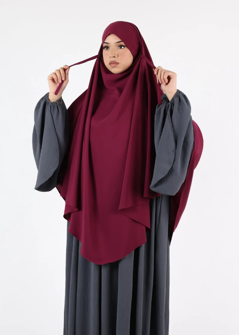 Khimar Niqab Royal Raspberry