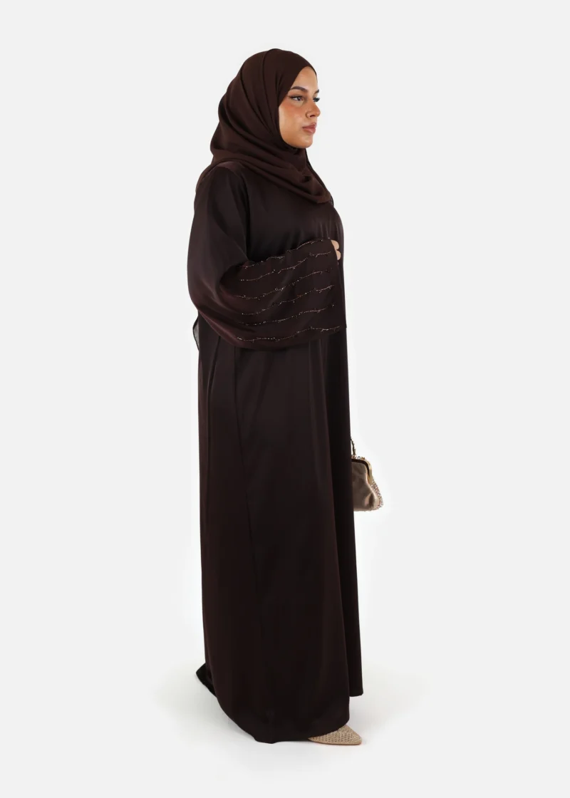 Signature Beaded Abaya - Image 3