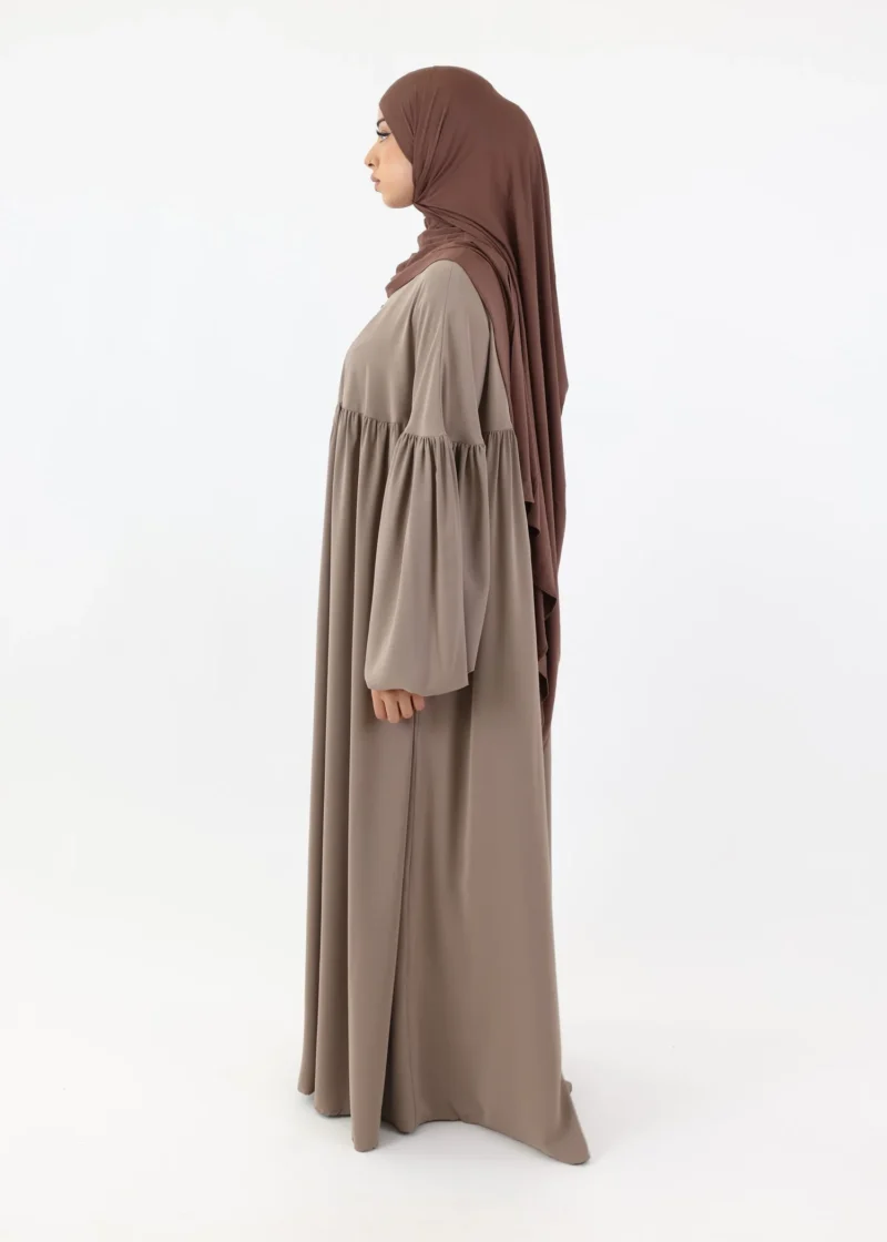 Alternative view of Abaya Alina Taupe