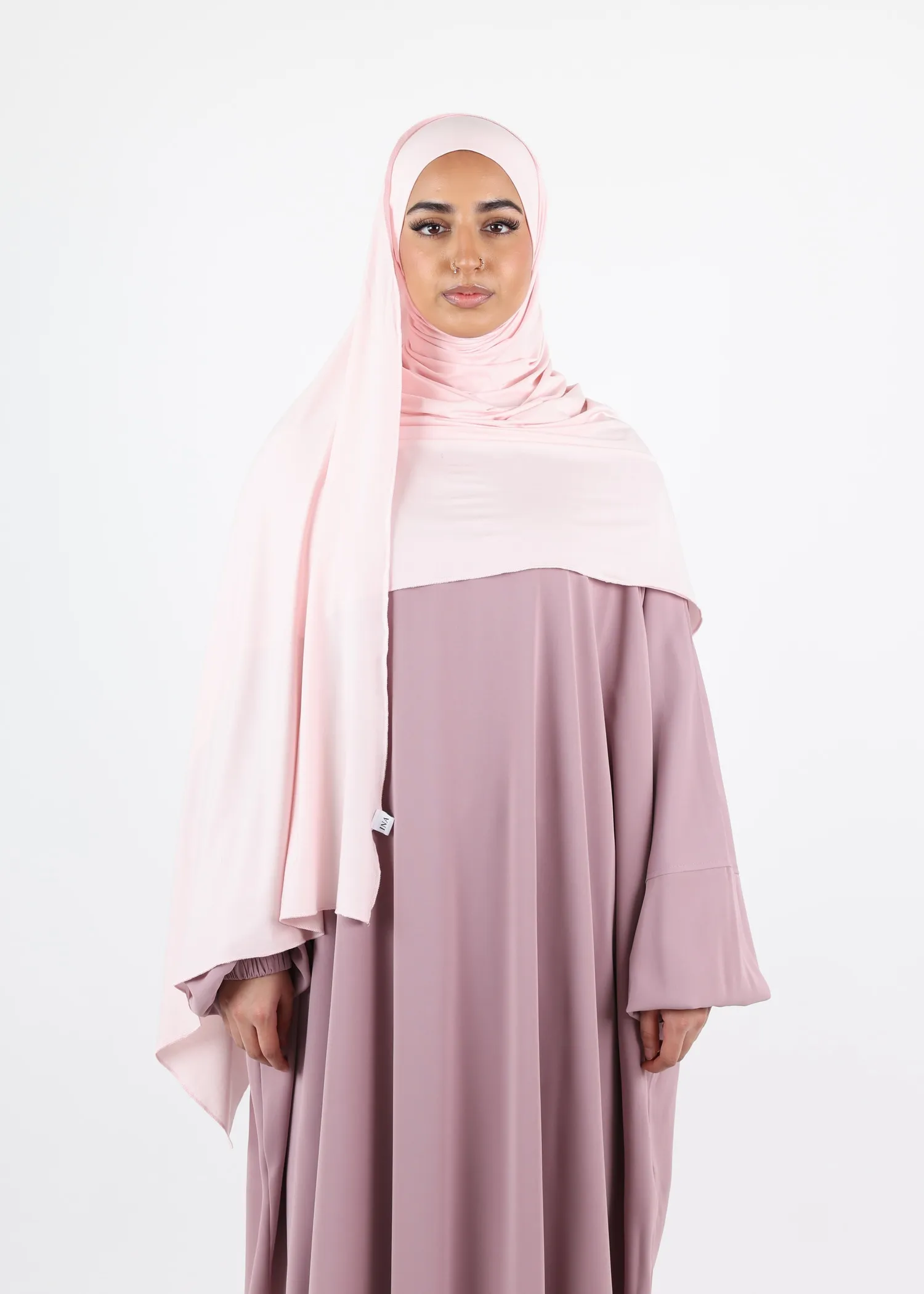 Instant Hijab Premium Deluxe Modal - Baby Pink