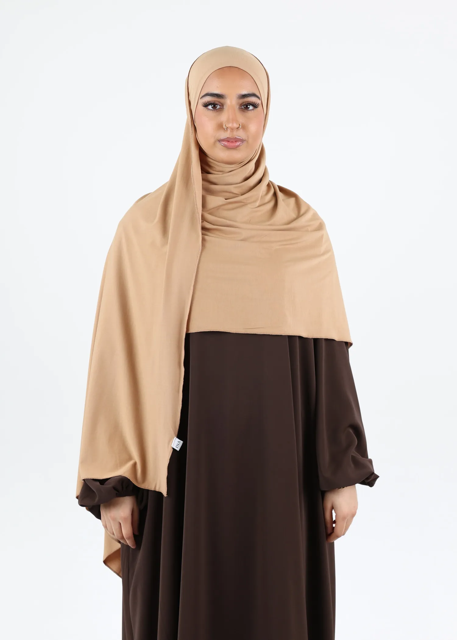 Instant Hijab Premium Deluxe Modal - Beige