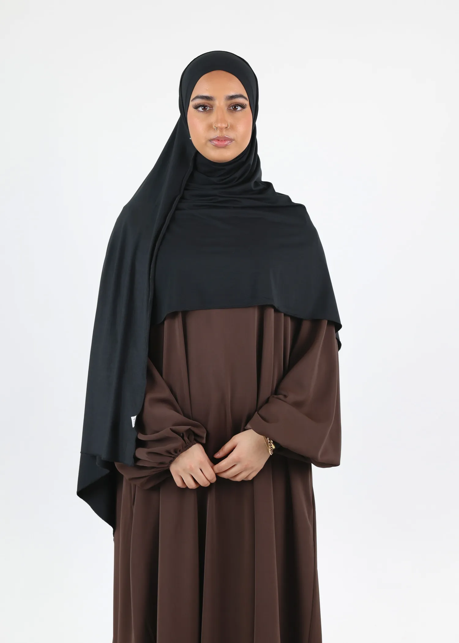 Instant Hijab Premium Deluxe Modal - Black