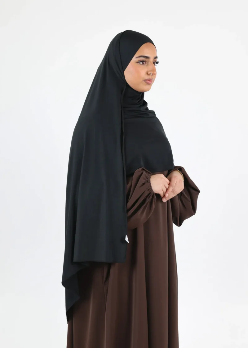 Alternative view of Instant Hijab Premium Deluxe Modal - Black