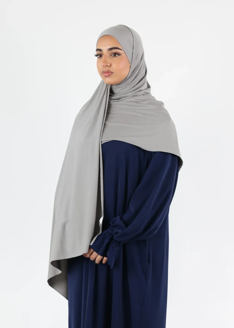 Alternative view of Instant Hijab Premium Deluxe Modal - Grey