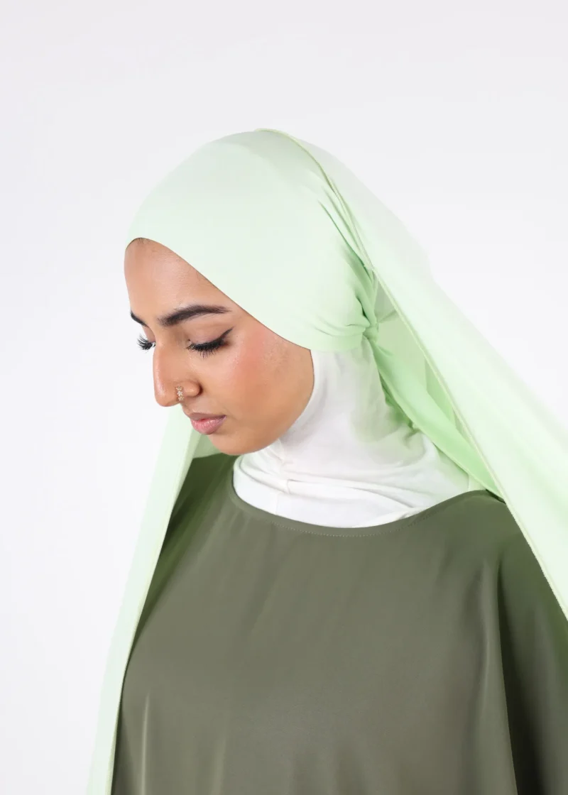 Alternative view of Instant Hijab Premium Deluxe Modal - Water Green