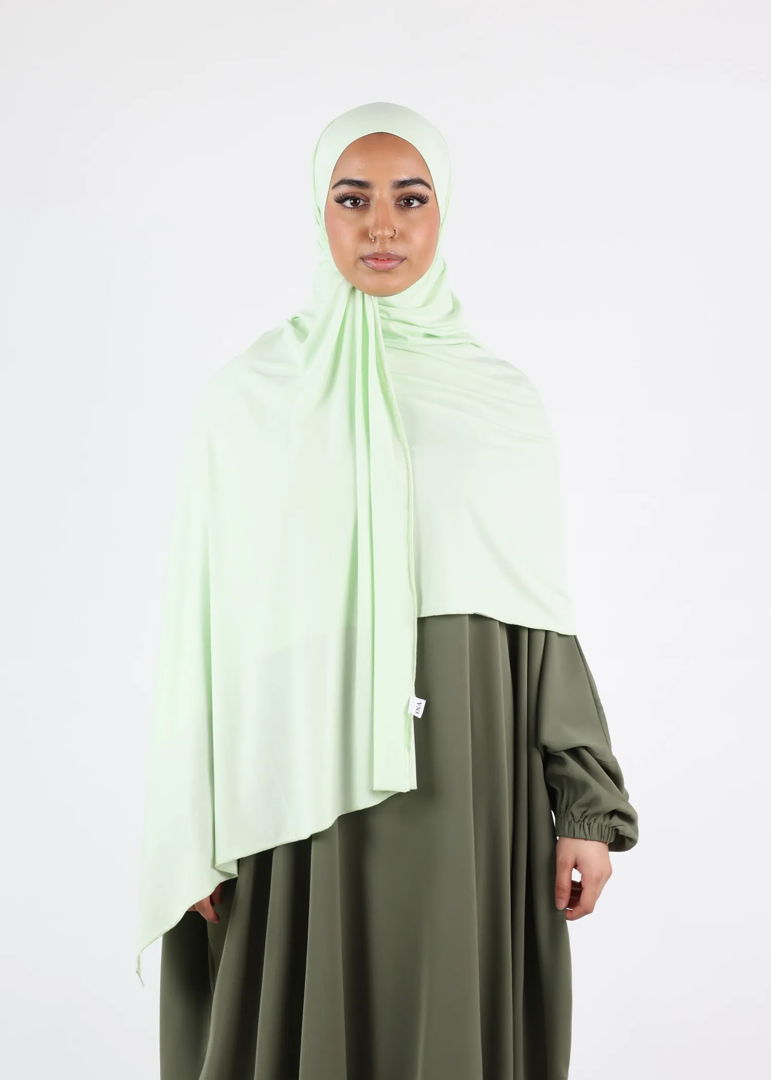 Instant Hijab Premium Deluxe Modal - Water Green