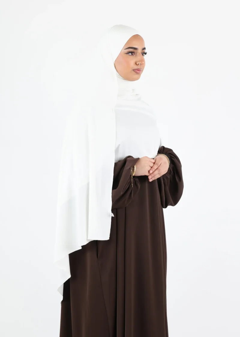 Alternative view of Instant Hijab Premium Deluxe Modal - White