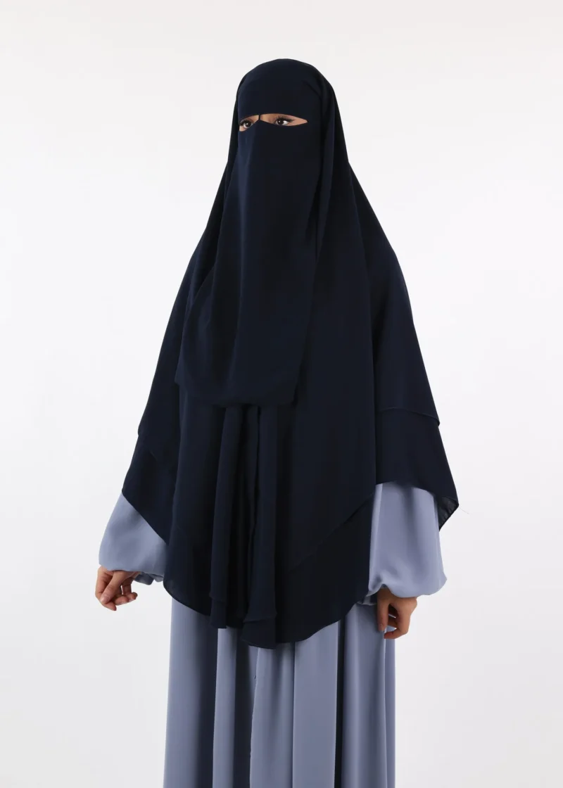 Niqab and Khimar Set Um Hafsa - Navy