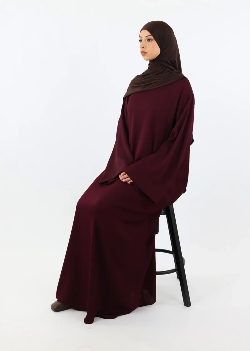 Abaya Farah Zoom - Aubergine