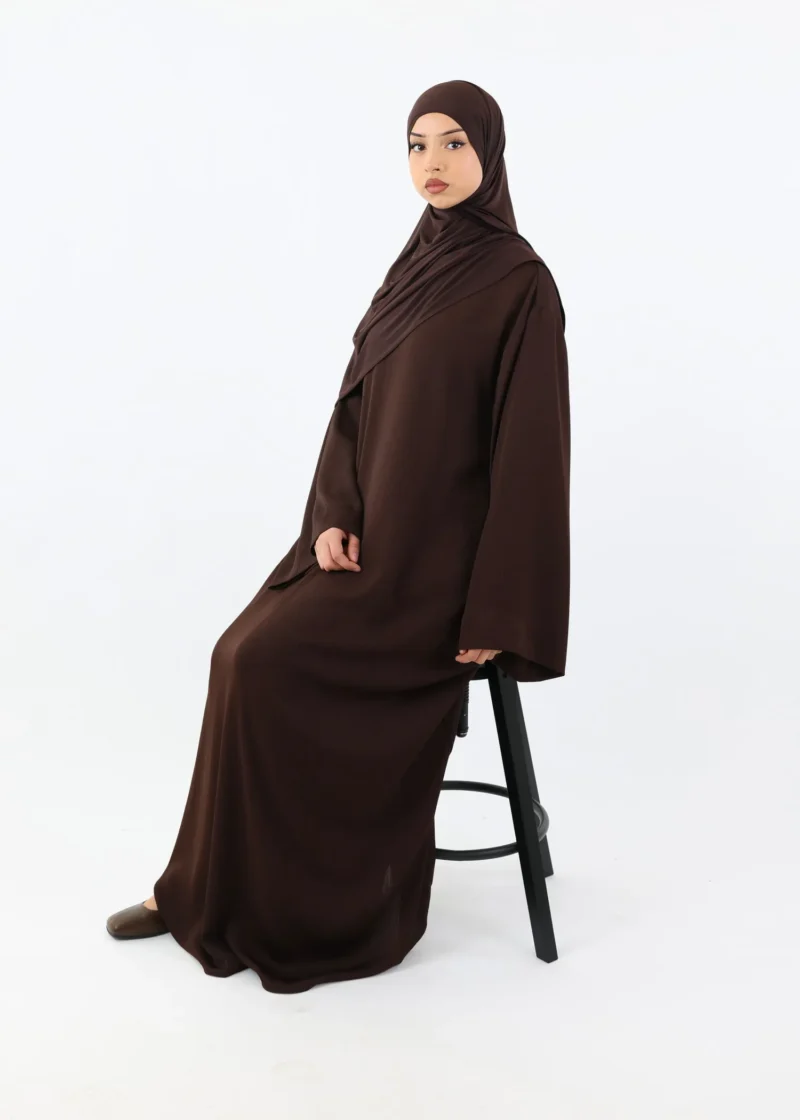 Alternative view of Abaya Farah Zoom - Coffee