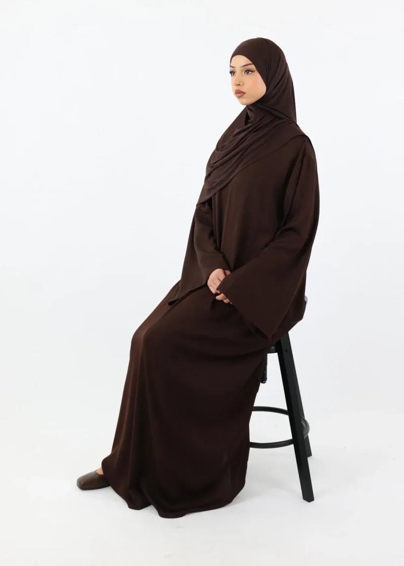 Abaya Farah Zoom - Coffee