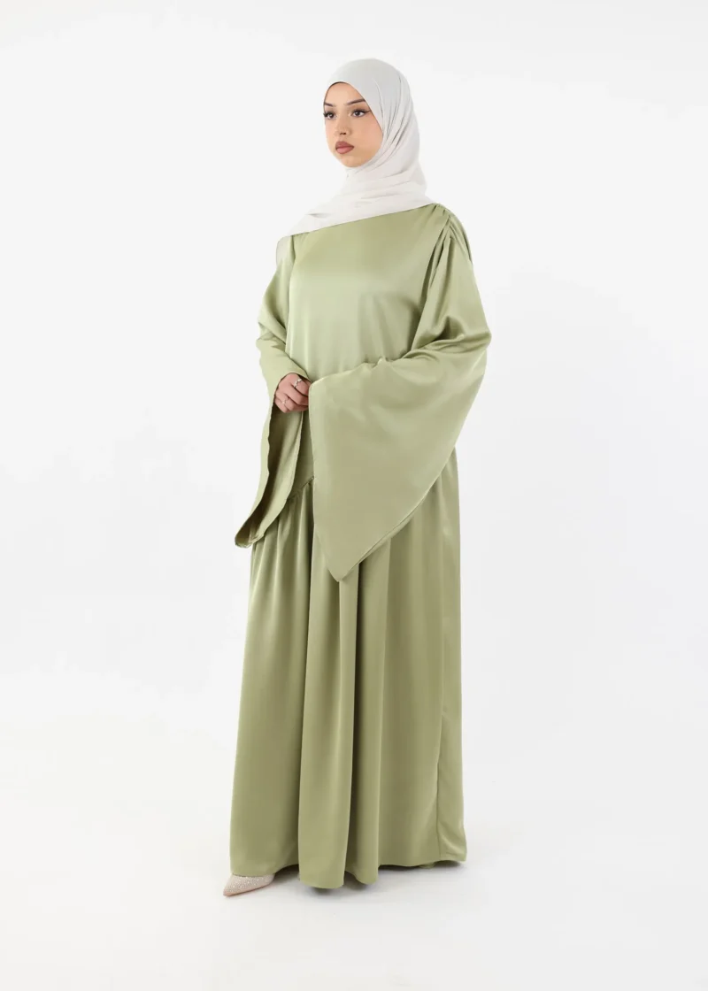 Alternative view of Abaya Dress Sana - Light Pistachio