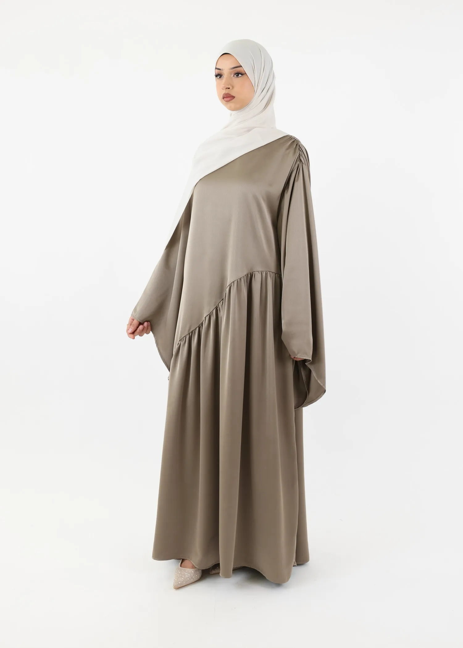Abaya Dress Sana - Taupe