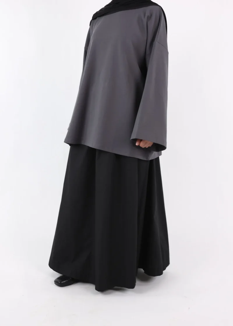 Maxi Skirt Cotton - Black