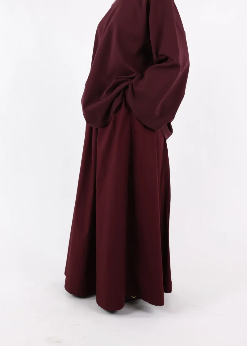Alternative view of Maxi Skirt Cotton - Burgundy