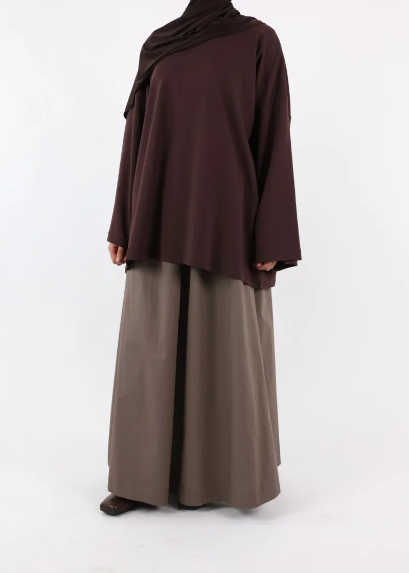 Alternative view of Maxi Skirt Cotton - Taupe