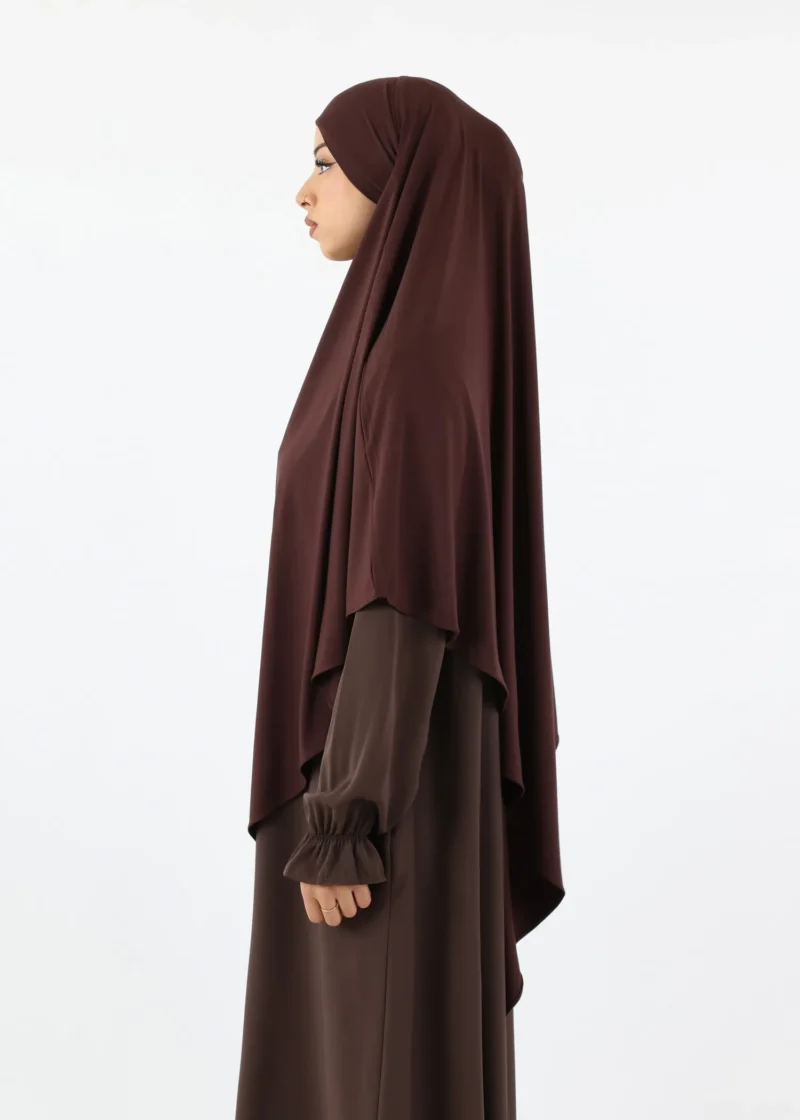 Alternative view of Khimar Jersey Bamboo - Medium - Coffee
