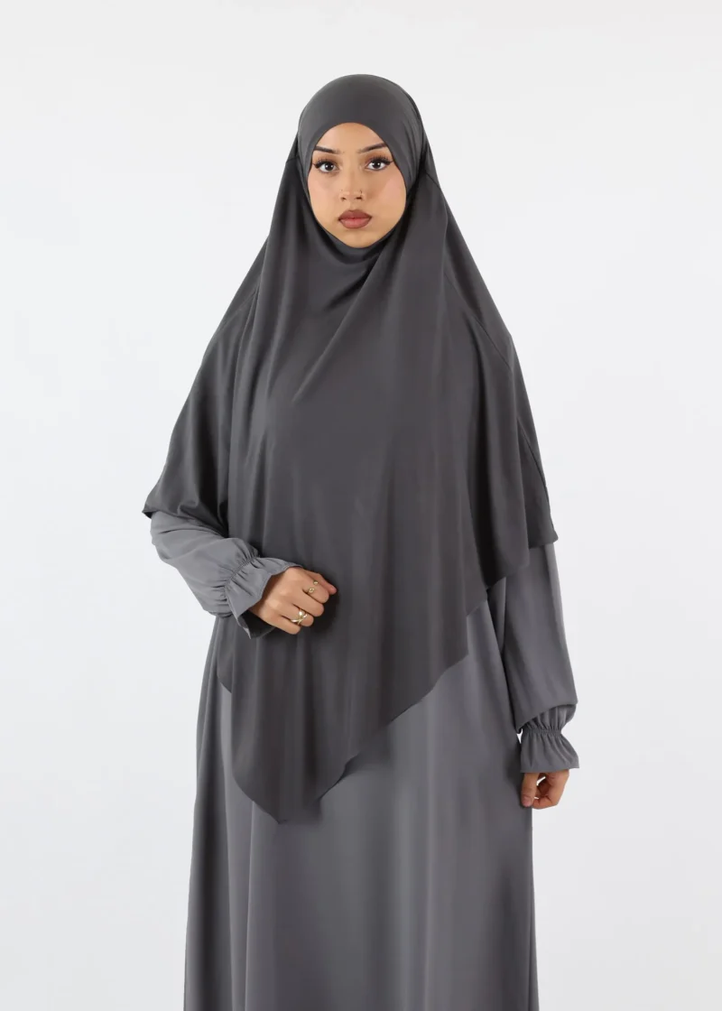 Alternative view of Khimar Jersey Bamboo - Medium - Dark Grey