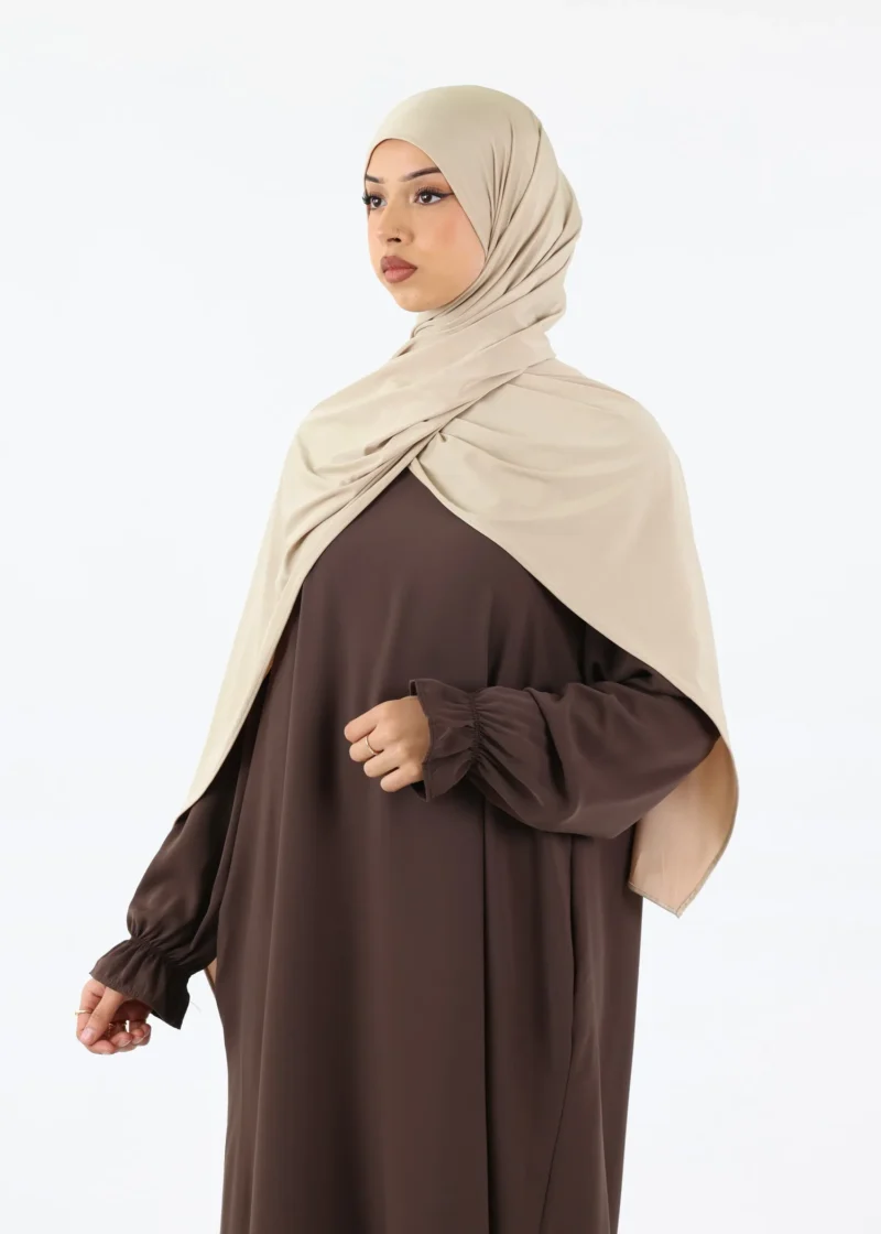 Alternative view of Liquid Jersey Hijab XL - Cream Beige