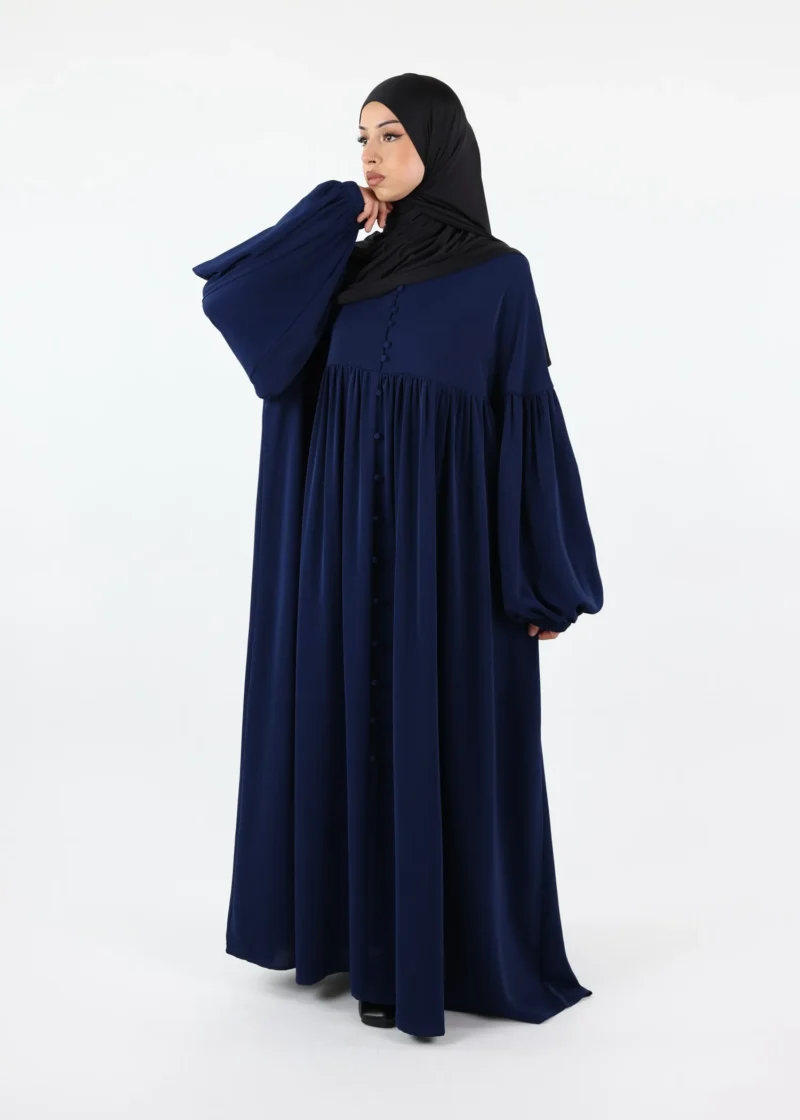 Alternative view of Abaya Alina - Premium Nida - Navy