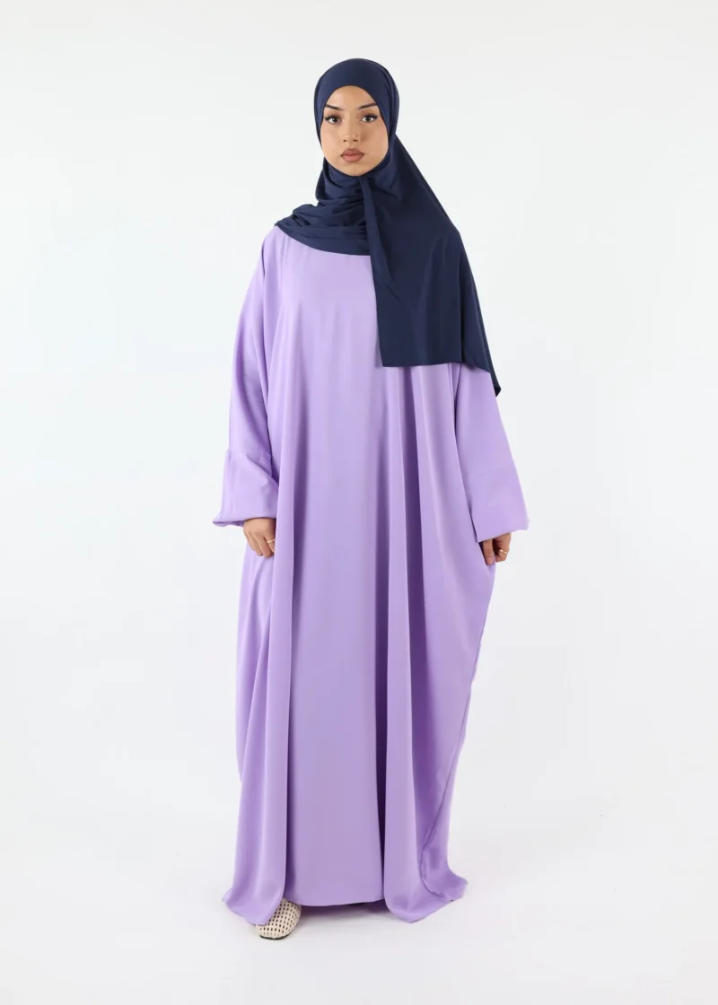 Alternative view of Abaya Farasha Anissa - Premium Korean Nida - Lavender