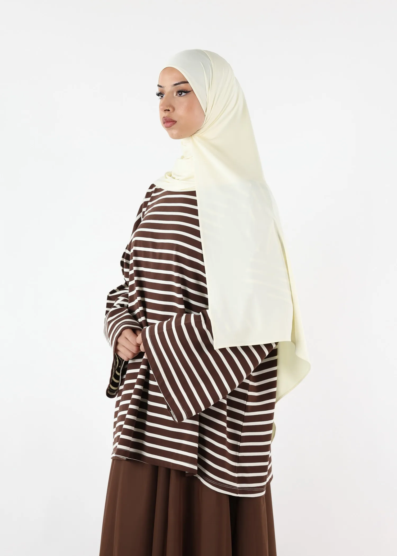 Liquid Jersey Hijab XL - Butter Yellow