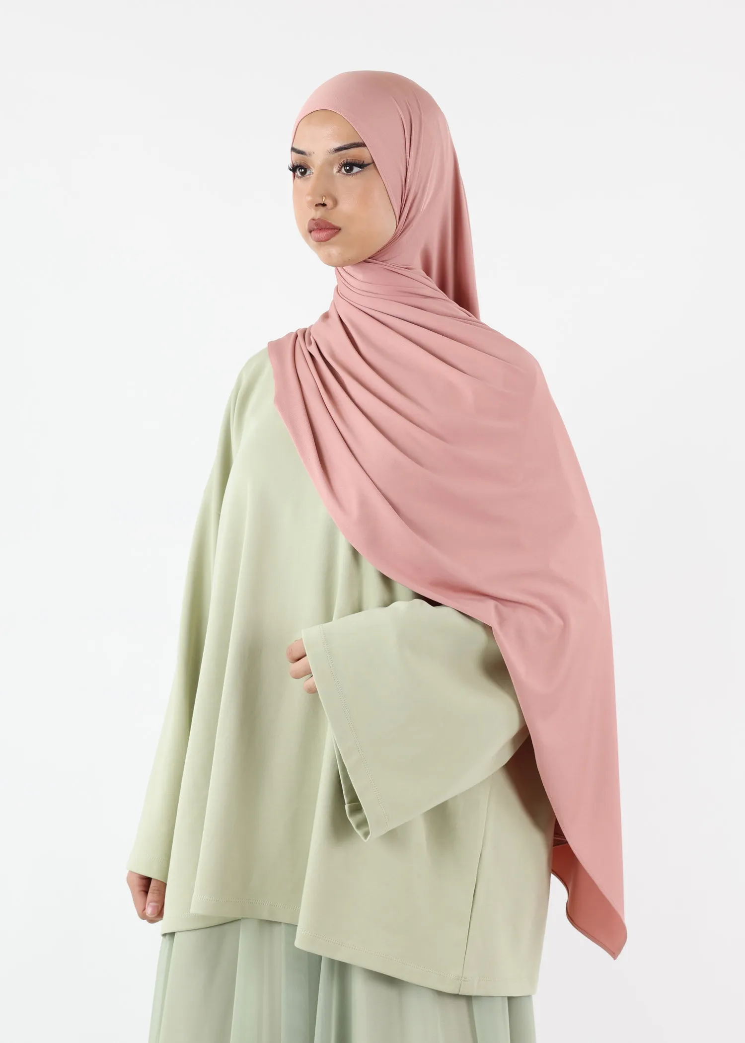 Liquid Jersey Hijab XL - Sweet Pink
