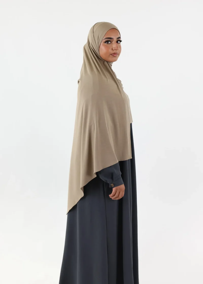 Alternative view of Premium Modal Jersey Hijab XL - Sage Taupe