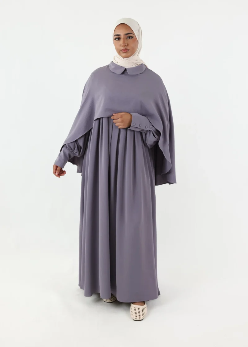 Abaya Cape – Lavender Mist