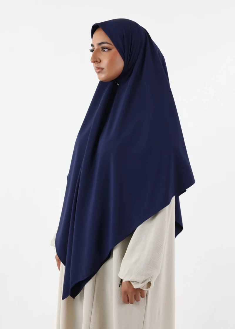 Square Medina Hijab - Navy