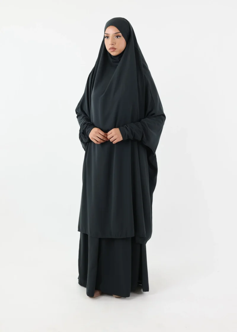 Alternative view of Jilbab Classic Lycra cuffs Dark Grey