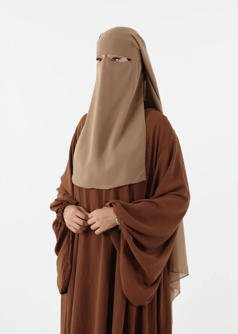 Alternative view of Niqab El Malaki - Beige Taupe