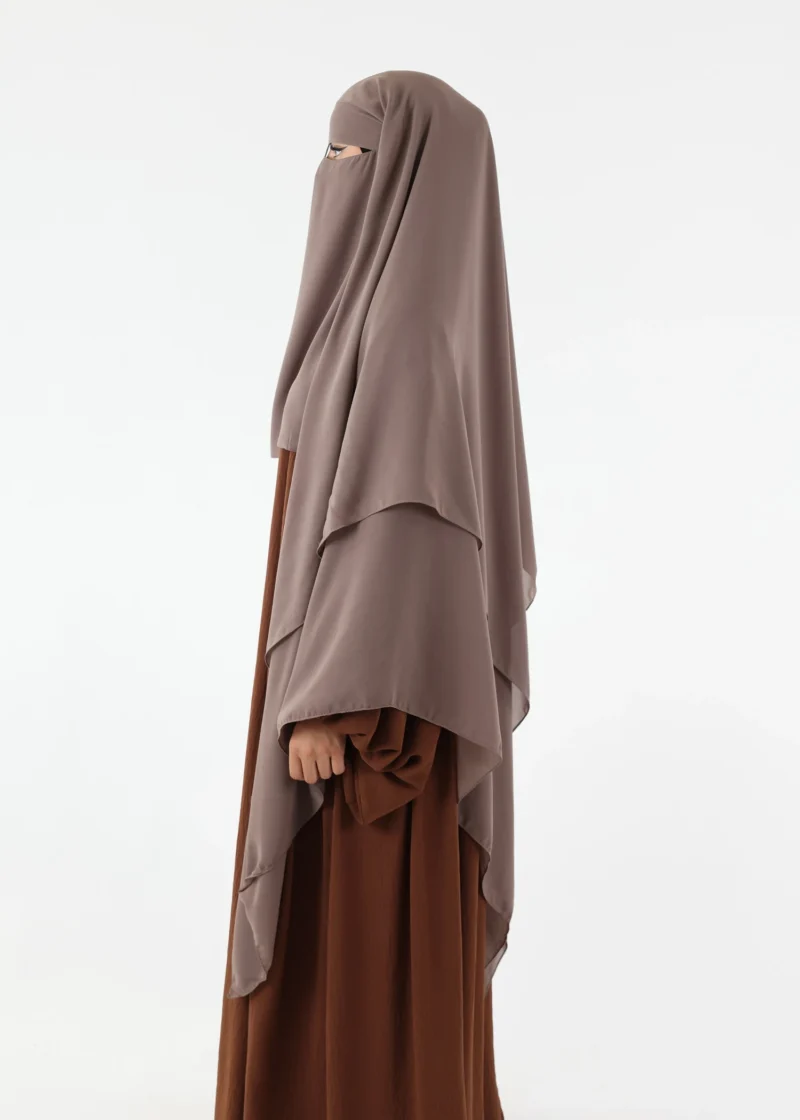 Niqab El Malaki - Taupe - Image 3