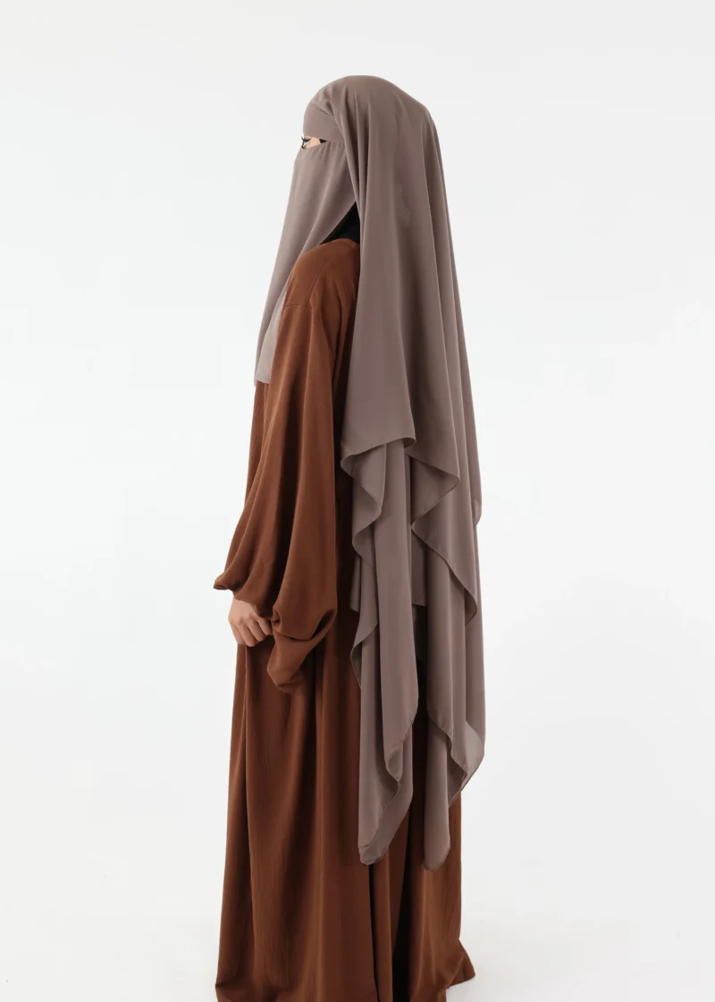 Niqab El Malaki - Taupe - Image 5