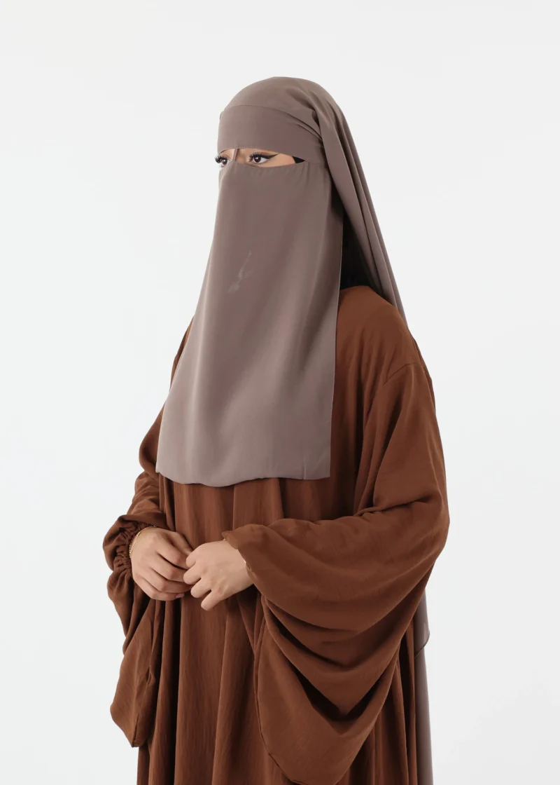 Niqab El Malaki - Taupe - Image 6