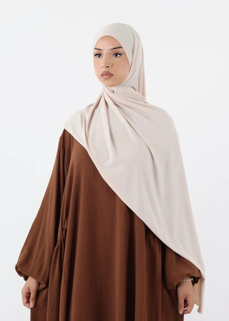 Alternative view of Premium Jersey Hijab Nude