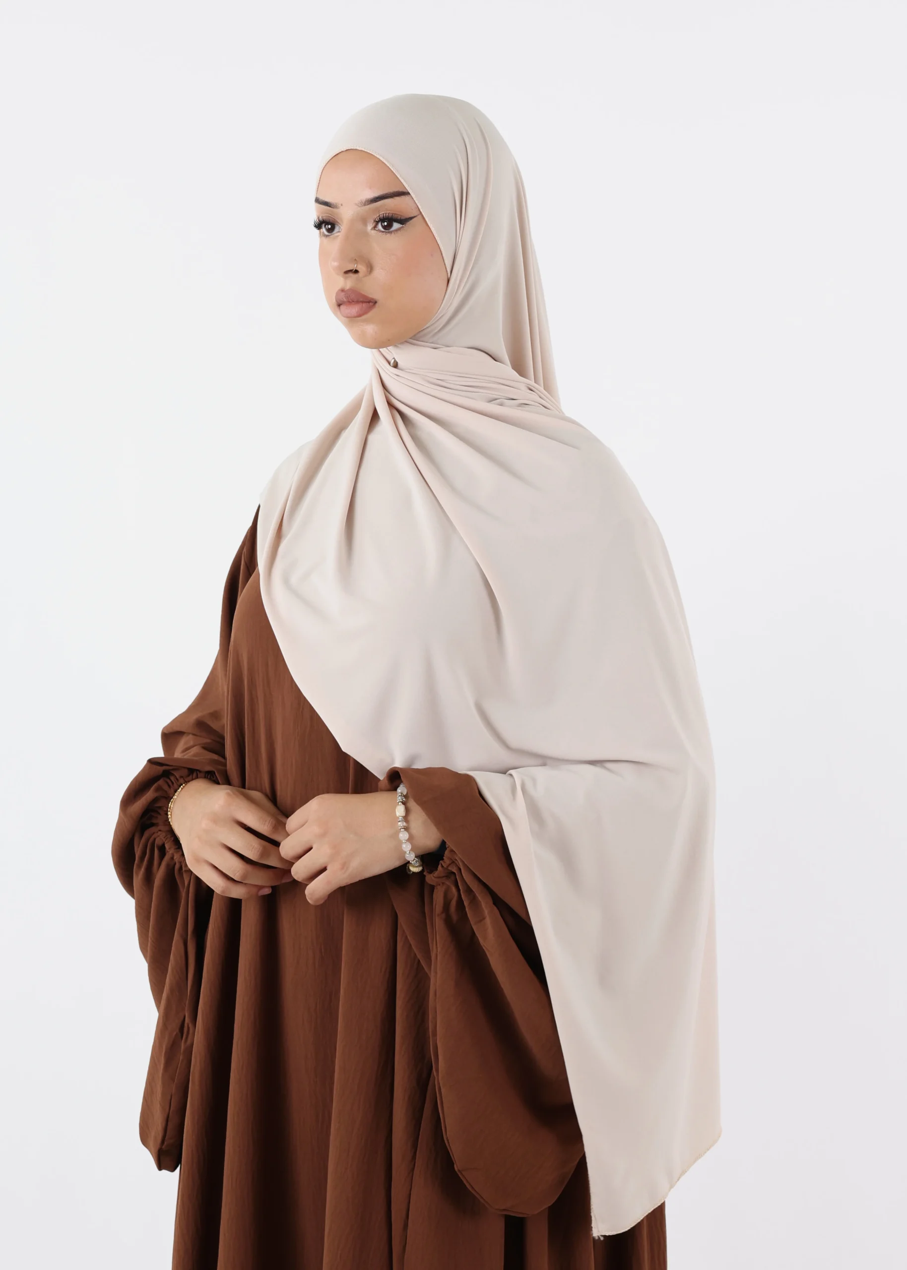 Premium Jersey Hijab Nude