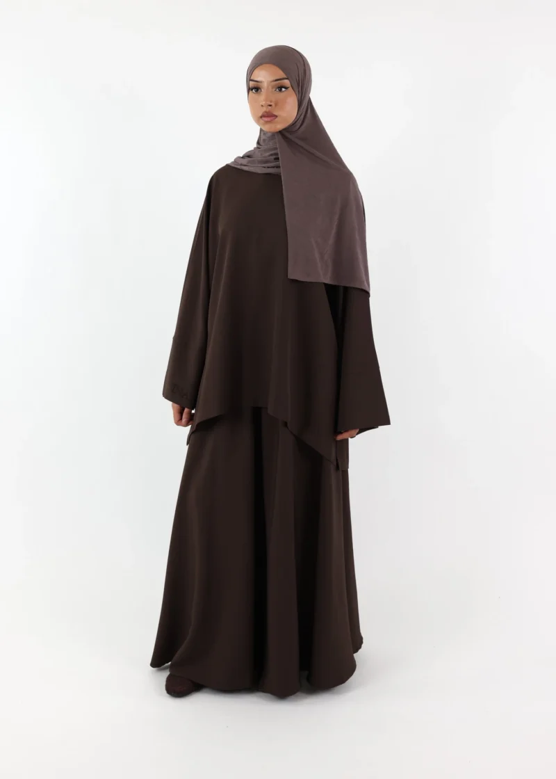 Hawa Skirt Set - Coffee