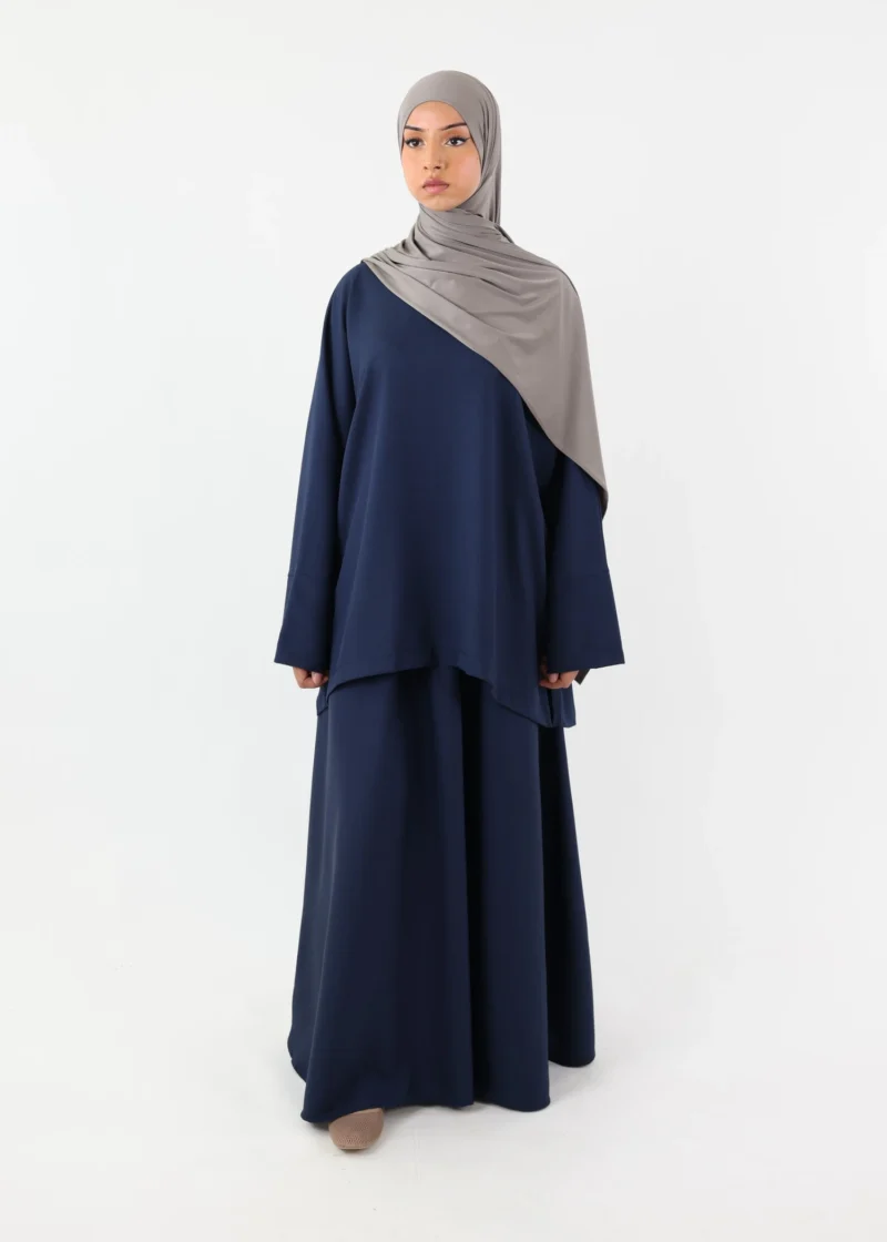 Hawa Skirt Set - Navy - Image 3